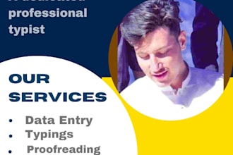 do convert pdf, data entry proofread, typing expert