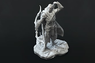 custom 3d modeling for 3d printing miniatures d and d warhammer figurines