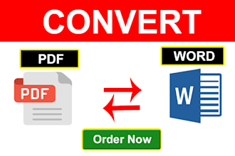 pdf to word urgent