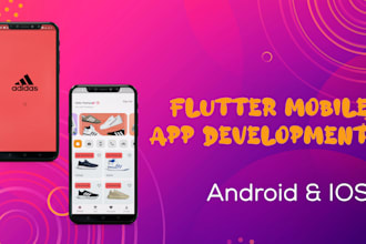 build android and ios mobile apps with flutter and dart