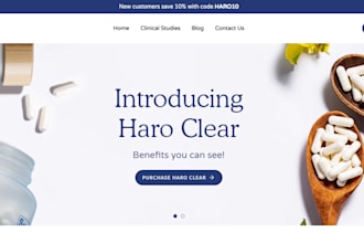 design supplement shopify store health and fitness website supplement store