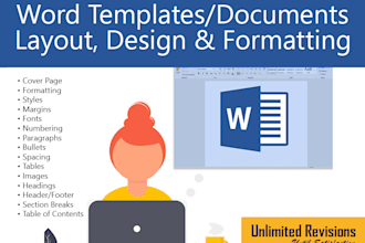 provide customize word templates with automatic feaures and format documents