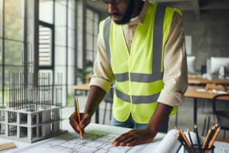 do civil and structural engineering, steel, concrete