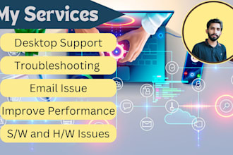 do remotely IT support printer issue bug fixes