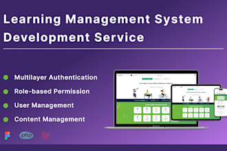 build a custom learning management system using react, laravel and wordpress