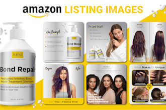design premium amazon product listing images and infographics