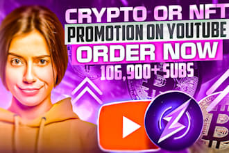 promote your crypto or nft project on my 110k subs youtube channel