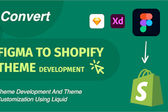 convert figma to shopify theme development and theme customization using liquid
