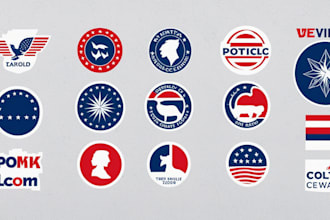 make a logo for political campaign, election parties, city council and mayor