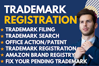 do trademark registration USA and uspto trademark search, amazon brand registry