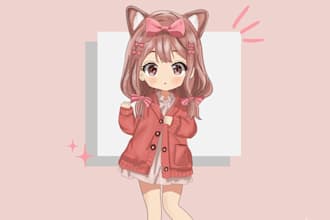 draw a cute chibi anime style for you