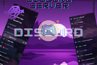 make and setup your discord server