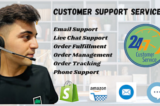 provide shopify dropshipping customer support services