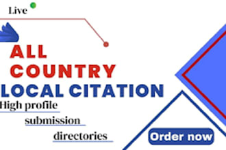 do all country local citation for local seo