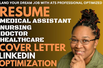 write you a professional ats resume for medical doctor and nurse within 24hr