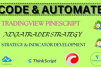 be your tradingview expert developer, ninjatrader, quantower, ctrader, mt5, mt4