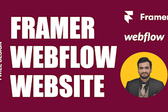 design framer webflow website