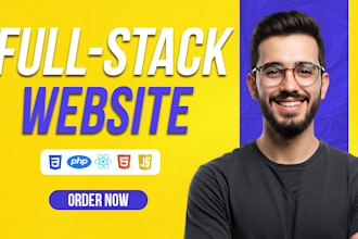 build, rebuild custom website development as front end, full stack web developer