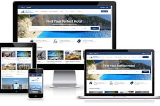 hotel booking website travel website booking wix website design rental site