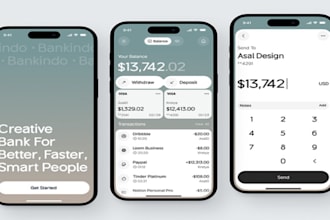 develop money transfer app, bill payment app, bank app, wallet app