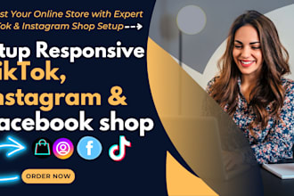 boost your online store with expert tiktok facebook and instagram shop setup
