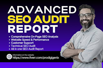 do advanced full website SEO audit report and analysis for your website
