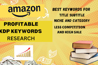do profitable keywords KDP research and find the best niches