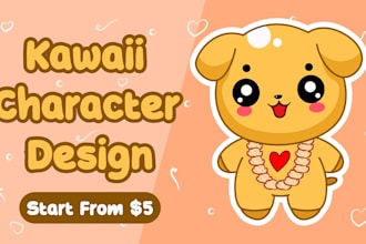 draw cute kawaii doodles stickers illustration design
