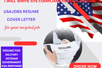 provide federal resume writing for your targeted jobs, usajobs