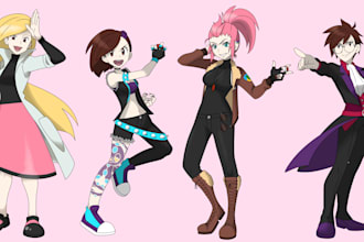 draw you as a pokemon trainer