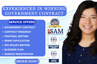 respond to rfp, rfq, prepare winning bid proposal, and win government contracts