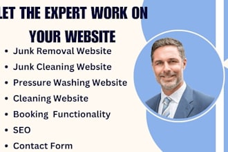 do junk removal website junk cleaning website pressure washing website design