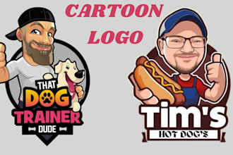 design stunning cartoon character mascot cartoon caricature or cartoon logo