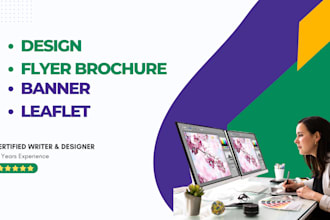 design a flyer, brochure, banner, or leaflet within  24 hours