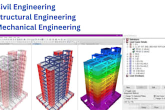 civil, structural engineering, mechanical design projects and reports
