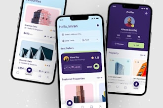 develop real estate app, property listing app, property selling app