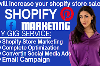promote your e commerce store and shopify marketing to increase sales