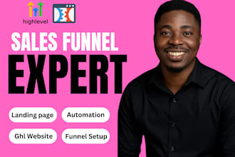 do ghl landing page custom sales funnel, gohighlevel website