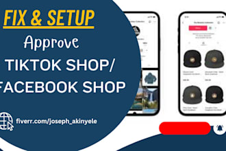 setup tiktok shop dropshipping shopify e commerce marketing facebook shop