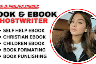 be self help ebook writer christian ebook romance ghostwriter non fiction ebook