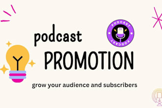 do podcast spotify promotion to grow new real audience and increase downloads