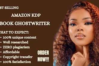 ghostwriter amazon KDP ebook writer books and ebook