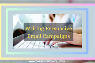 write persuasive sales email copy and captivating email marketing campaigns