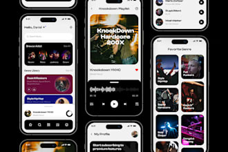 develop live streaming app, music streaming app, video streaming website