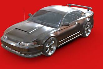 create a 3d game ready vehicle asset or prop