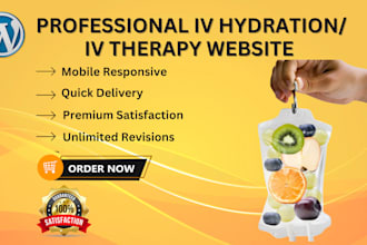 build an iv hydration or iv therapy wordpress website