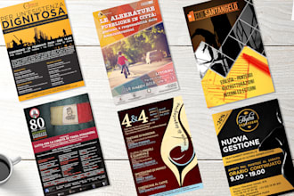 create your flyer, poster cover or any single pages layout