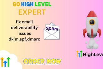 fix email deliverability issue in go high level