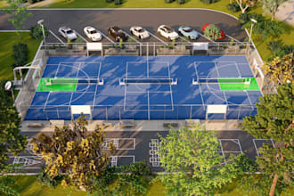 design your 3d sports facility, stadium, and gaming arenas
