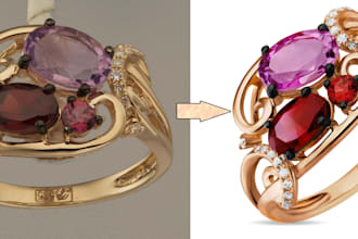 do a retouch of your product,jewelry, people